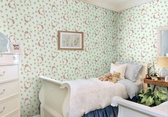 田园卧室墙纸—田园卧室墙纸怎么选择设计