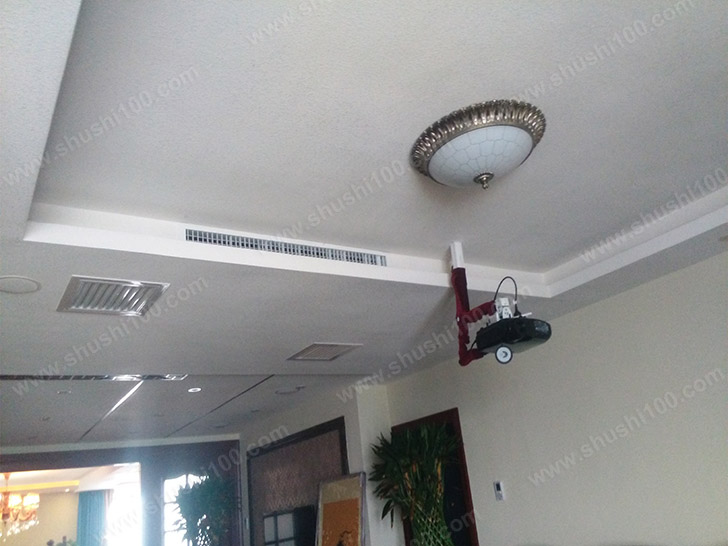 中央空调安装效果图 风口以藏为美适应室内装修