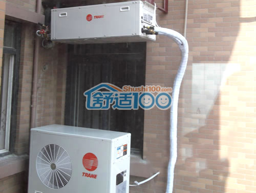 武汉中央空调工程展示：汉口中心嘉园142㎡三室两厅