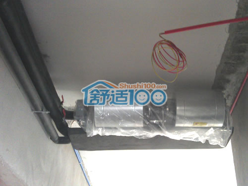 中央空调室内风机盘管吊顶安装