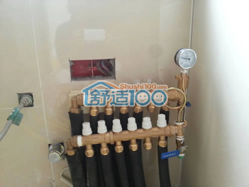 地暖集分水器安装