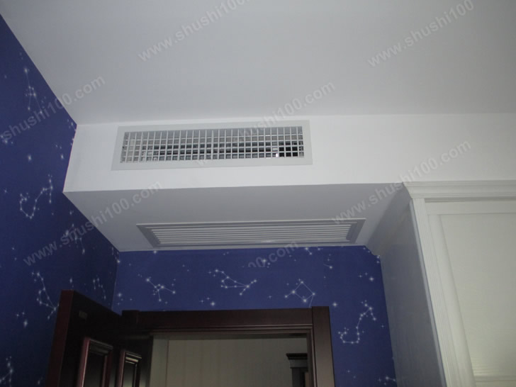 卧室中央空调安装效果图，完美融于家居装修风格