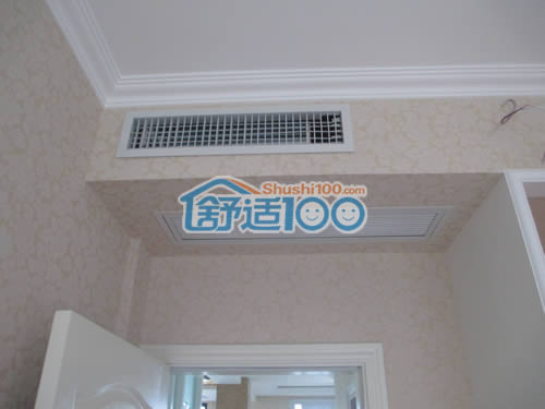 卧室中央空调安装-侧送下回送回风方式气流分布更均匀