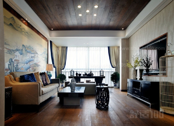 客厅吊顶木板如何打造—客厅吊顶木板装饰实例