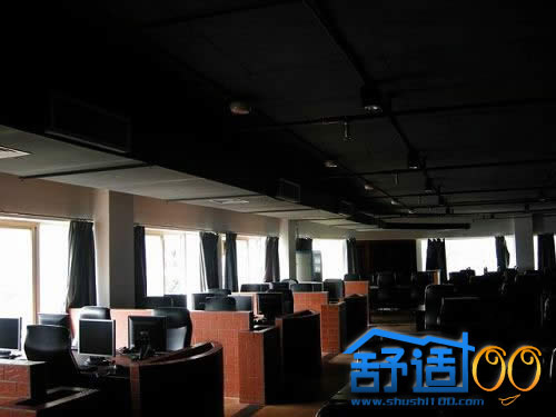 武汉中央空调商用案例——武昌公安厅网吧清凉体验