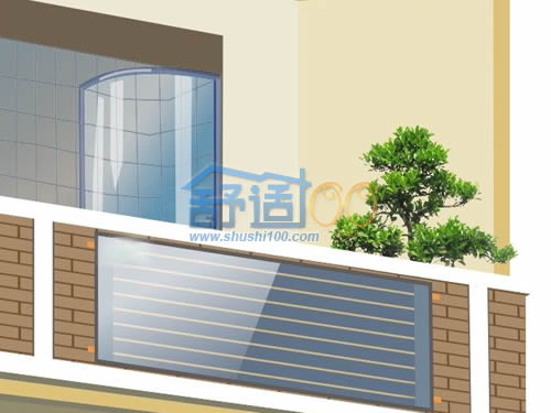 阳台壁挂式太阳能热水器-引领太阳能热水器进入安全时代