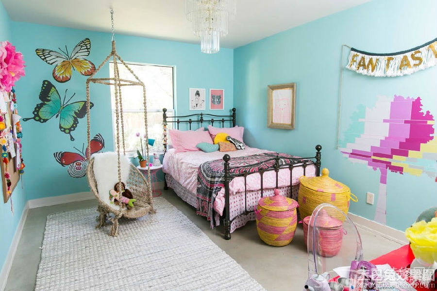 儿童女生的房间—如何让你的女儿成为“梦幻公主”