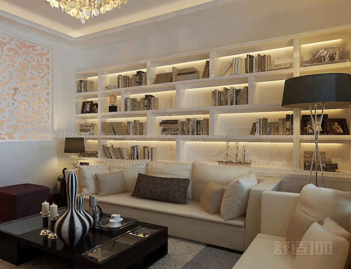客厅沙发后书架—客厅沙发后书架有哪些设计风格