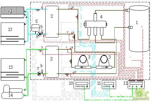 水源热泵施工工艺—水源热泵的工艺流程