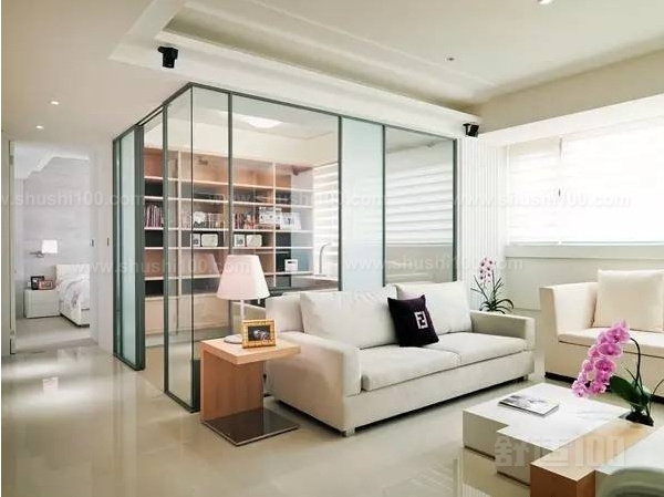 客厅书房玻璃—客厅与书房玻璃隔断的设计技巧