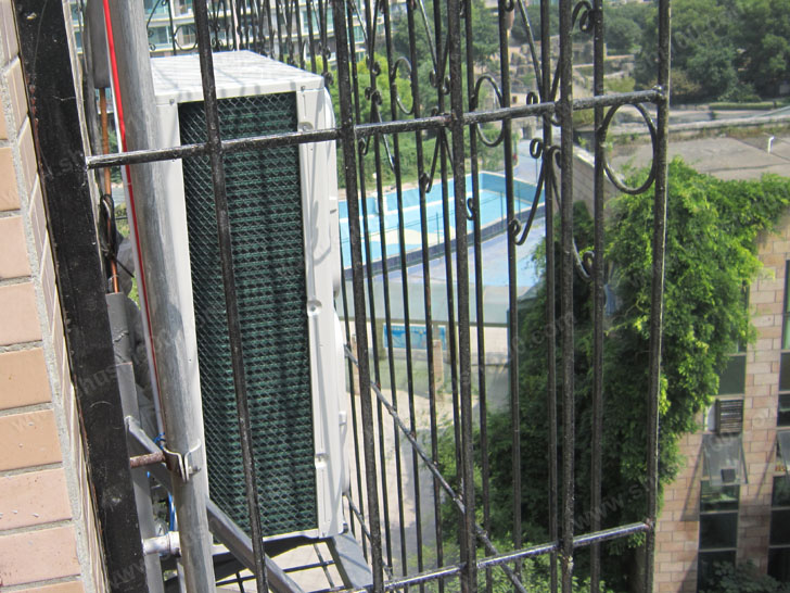 中央空调主机安装在阳台 三星中央空调室外机体积小巧