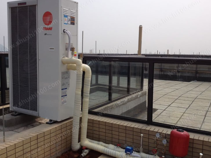 特灵水系统中央空调室外机安装完成