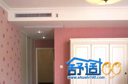 两房两厅100平米安装大金PMX系列中央空调实例