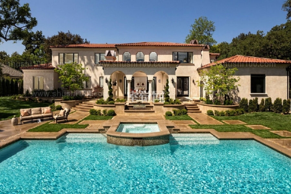 别墅庭院游泳池—别墅庭院游泳池的设计原则